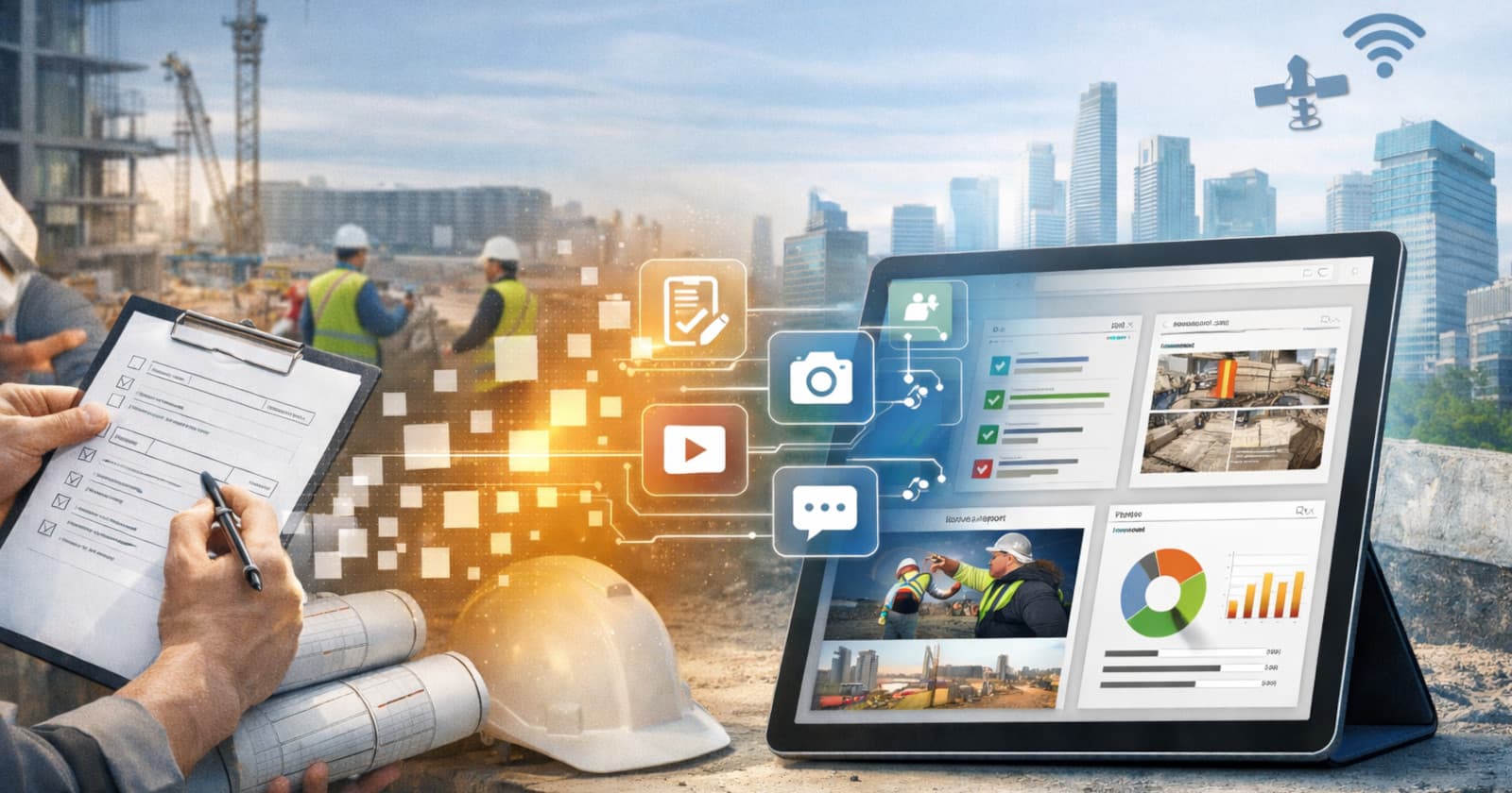 建設公司:從紙本管理到即時決策